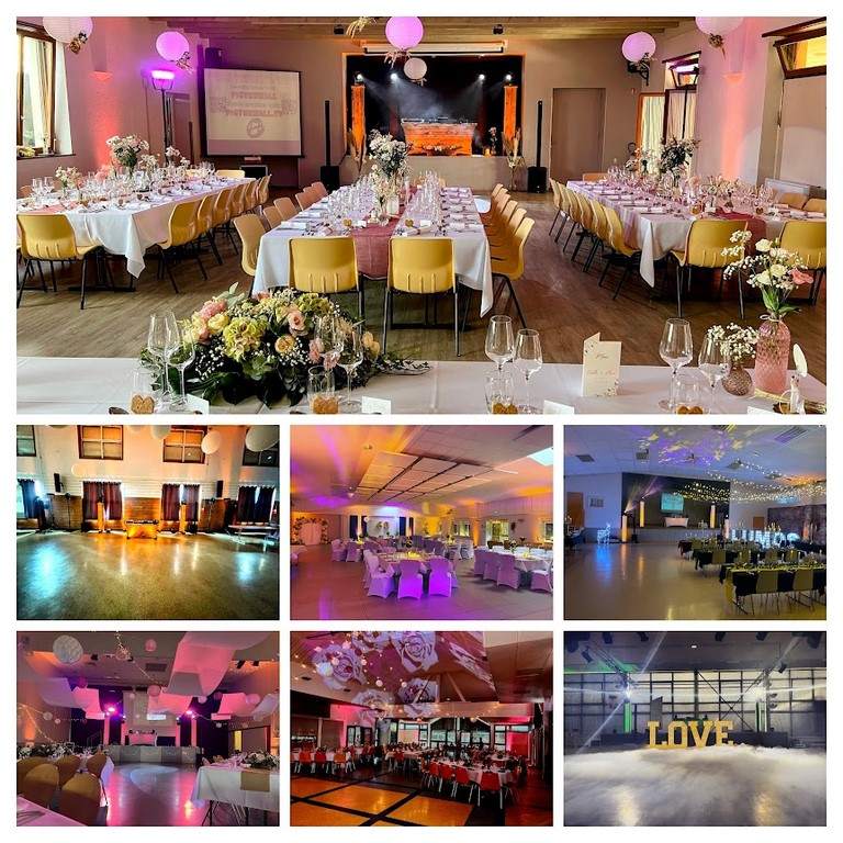 eclairage inclus au forfait Mariage